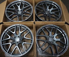 0032 Wagon Fitment Mercedes Rims Brabus Gunmetal Wheels