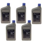 9015a 08200-9015a-set Of 5 Genuine Acura Quarts Dual Clutch Transmission Fluid Honda Type