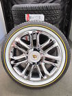 285-45-22 09597224 Cadillac Reproduction New Platinum Escalade Factory Chrome Wheels Vogue Tires
