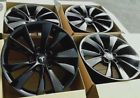 102418301b 102418300a 102418300b Tesla Black Model Factory Oem Wheels Rims Set Cyclone