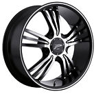 122-7718b 42 Platinum Wheels Rims Black Offset Alloy Wolverine 122-7718b 42 Platinum Wheels Rims Black Offset Alloy Wolverine