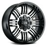 144-2981b18 Ion Inch Wheels Rims Black Machined 5439708736686