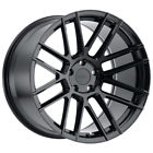 1985-1995msp405120b76 Tsw Staggered Mosport Front Rear Gloss Black Wheels Rims