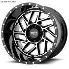 2010865b-18mo9853 Moto Metal Lug Black Machined Lifted Wheels Rims Inch