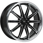 214mb-6751838 Icw Wheels Rims Black Offset Alloy Tsunami