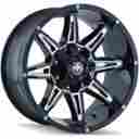 8090-22937m 22x9.5 Fits 98-04 Nissan Frontier 6x5.5 6 108.0 Mayhem Rampage 8090m Wheels Ri