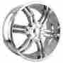 D98-22937c 22x9.5 04-12 Chevy Colorado 6x5.5 30 108 Dip Hack D98c Wheels Rims Chrome