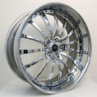 Sv15-22100515c1571 3-piece 22 X10 15 X9 Savini Sv15 Wheels Chrome 10 Staggered Forged