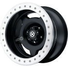33x12.50r18lt Slab American Racing Atx 18x9 Black Ax756 5x5 38 Wheels Open Country Mt Tires