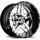 Blown19 33x12.5x20 Mud Full Tires Chrome D253 Fuel Grappler 8x170 20x10 Rims