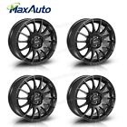 3547642746ku8q2x Maxauto Pcs Rims Matt Black Wheels Offeset Fits 612677650664
