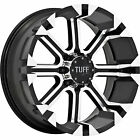 38x13.50r24lt Tuff 24x9.5 Machined Black T13 6x5.5 15 Wheels Trail Grappler