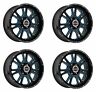 399-20083bcb-25 Set Vision Fury Black Blue Tint Wheels Truck 886821168309 399-20083bcb-25 Set Vision Fury Black Blue Tint Wheels Truck 886821168309