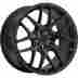 409b-2855740 Magellan Motiv 20x8.5 5x4.5 5x114.3 5x120 Wheels Rims Black 40 Offset Alloy