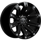 Rims44 40x15.5x22 Grappler 534b Nitto Tis Tires Black 8x180 22x12 Mud