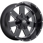411-20058ms-25 90000020202 Vision Mastercraft Black Milled Arc Wheels Courser Mxt Tires 411-20058ms-25 90000020202 Vision Mastercraft Black Milled Arc Wheels Courser Mxt Tires