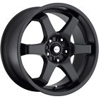 421-5618b 38 Focal Wheels Rims Black Offset Alloy