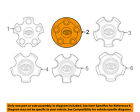 426030c060 Toyota Oem 07-12 Tundra Wheel-center 426030c060 Toyota Oem 07-12 Tundra Wheel-center