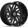 544bm-2120544 544bm Tis Fuel Black Milled Wheels Tires