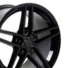 5910227 Oe Wheels Wheel Fits Chevrolet Corvette Style Gloss Black Rear