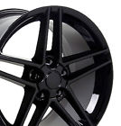 00812165030538 5939473 Oe Wheels Black Corvette Style Set Of Rims