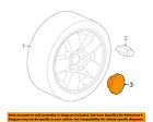 5ht59pakac Mopar Jeep Chrysler Oem Wrangler Cap