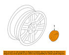 6m6z1130b Ford Mercury Oem Mariner Cap