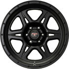 6x4.5 Strike Level 8 17x9 Black 6 12 Rims 265 65 17 Tires