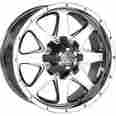 8040-2997c Tank Mayhem 20x9 5x150 5x5.5 5x139.7 Wheels Rims Chrome 18 Offset Alloy Lifted