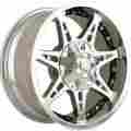 8060-2937c18 Missile Mayhem 20x9 6x135 6x5.5 6x139.7 Wheels Rims Chrome 18 Offset Alloy