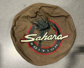 82204567ab 1997-2006 Jeep Wrangler Tj Sahara 30 Inch Spare Tire Cover Tan With Logo Oem