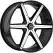 842249267 35gb Viscera 24x9.5 6x135 6x5.5 6x139.7 Wheels Rims Black 35 Offset Alloy