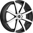 843880012 45gbm Akuza Wheels Rims Machined Black Zenith
