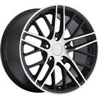 862-8861bmf56 862 Sport Concepts Wheels Rims Black Machined Offset