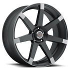 9042229.55-4.53 15mbas Milanni 5 Lug 115 22 Inch Black N Anthracite Wheels Rwd Charger 300 Set Of 4 Rims