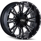 Lt37x12.50r20 9101-2137m L2037125e-252 Cali Offroad Kanati Black Americana Wheels Mud Hog Tires