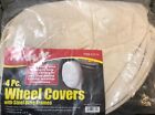 93715 Unbranded Pc Heavy Duty Canvas Tire Wheel Covers With Steel