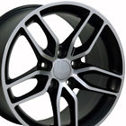 9508017 Oe Wheels Satin Black Corvette Stingray Style Fit Chevrolet