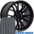 9508702 Oe Wheels Tires Fit Camaro Corvette Satin Black Rim Toyo