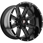 959200069-19gbx 360800 Ballistic Toyo Black Rage Wheels Open Country Mt Tires