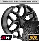976gb-2295824-rwavax Rw Replicas Inch Gmc Sierra Snowflake Wheels Gloss Black Rims