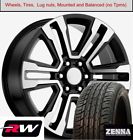 982bm-295824-rwyukxn Rw Replicas Inch Gmc Yukon Wheels Machined Black Rims Tires