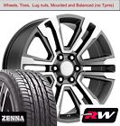 982gm-295824-rwyukxn Rw Replicas Inch Gmc Yukon Wheels Gunmetal Machined Rims Tires