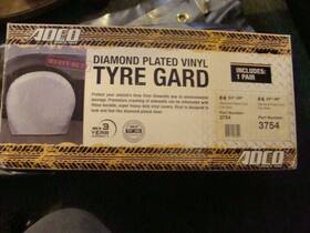 3754 Adco Diamond Plated Steel Vinyl Tyre Gard - Fits 24 Inch -26
