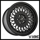 Agm220blk023 Avant Garde Black Mesh Wheels Rims Fits Vw Volkswagen Jetta