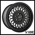Agm220blk024 Avant Garde Black Mesh Wheels Rims Fits Vw Volkswagen Passat