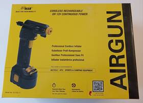 55-032 Air Man 816936010262 Airman Airgun Professional Cordless Inflator Model In Case Barely Used