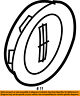 Al7z1130a Ford Oem Lincoln Navigator Cap Hub Cover
