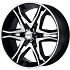 Ar89388563330 American Racing Wheels Rims Machined Black Offset Alloy Spoke Mainline