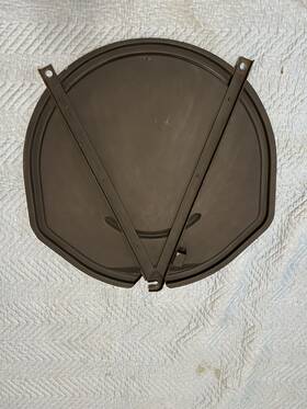 19146 Auto Accessories Of America Spare Tire Carrier Tub. Upper For 1964-1967 C2 Corvette